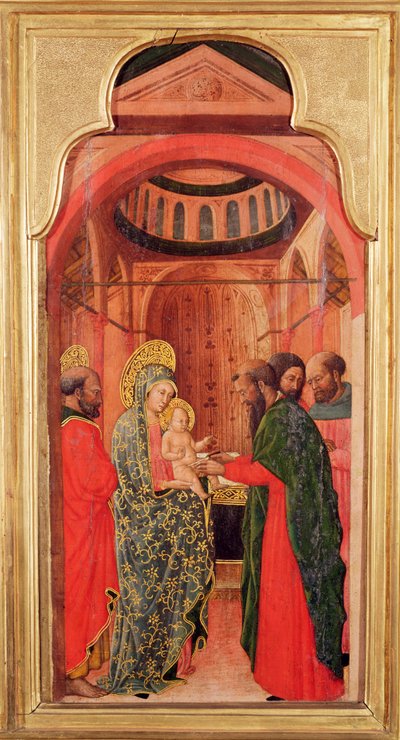 The Circumcision, from an altarpiece depicting scenes from the life of the Virgin by Giovanni Francesco da Rimini